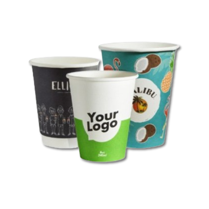 CUSTOM DESIGN Disposable Paper Cup (Different sizes and thickness) No MOQ