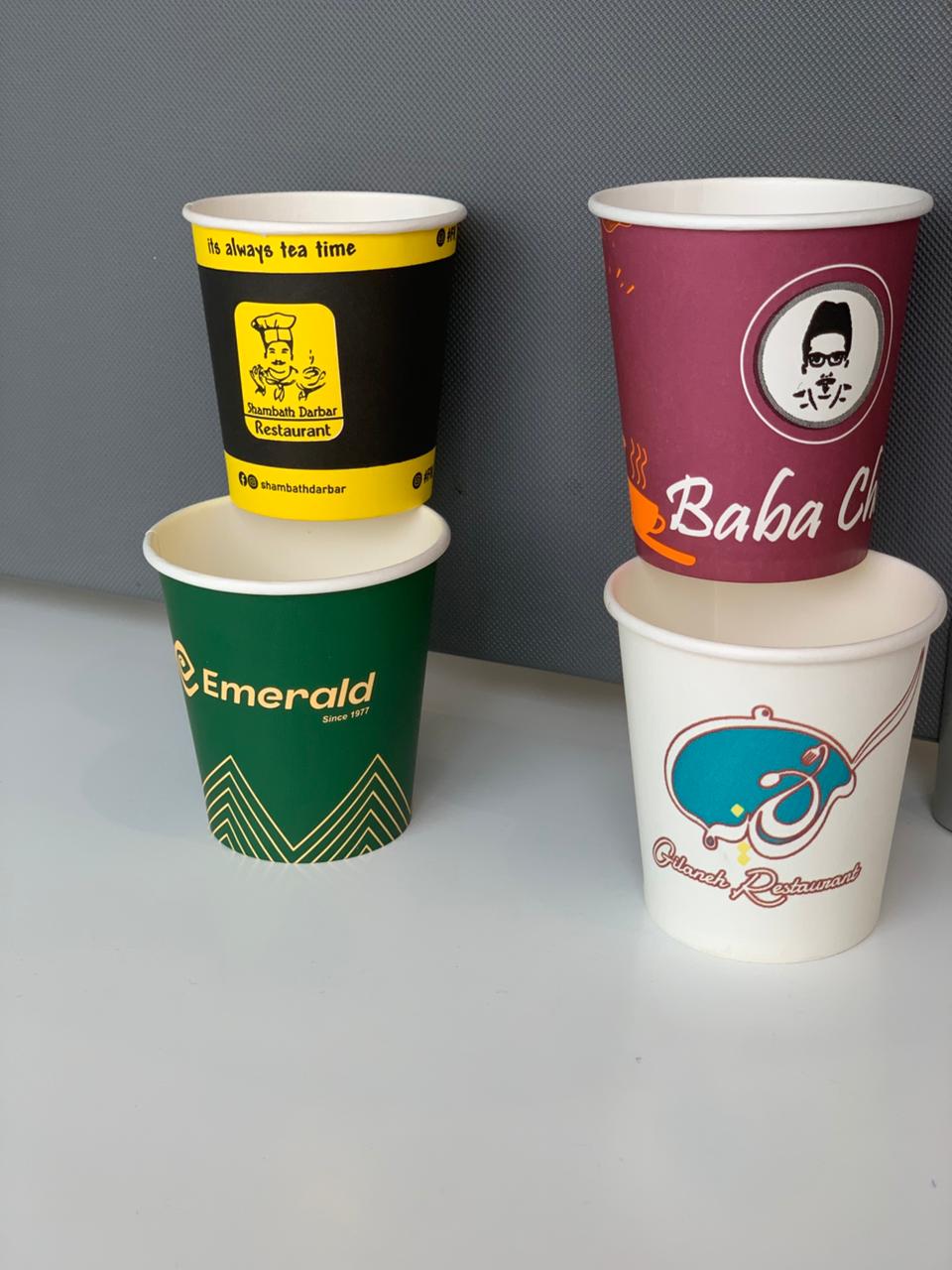 CUSTOM DESIGN Disposable Paper Cup (Different sizes and thickness) No MOQ