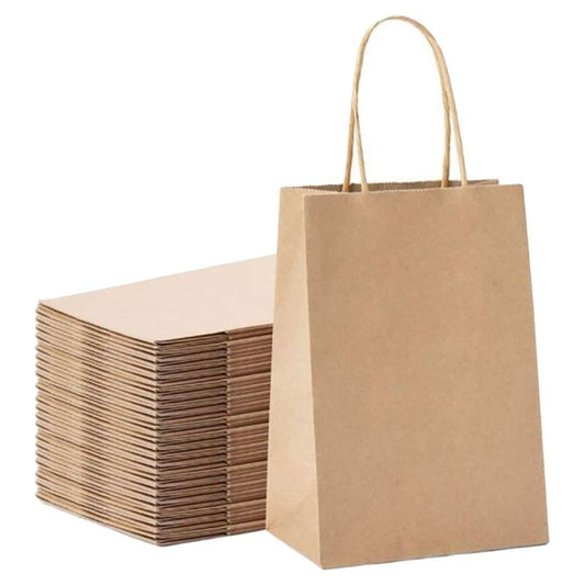 Paper Bags (Kraft & White) 80 gsm (250 pcs)