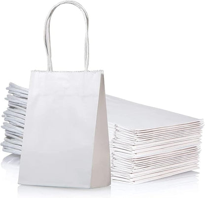 Paper Bags (Kraft & White) 80 gsm (250 pcs)