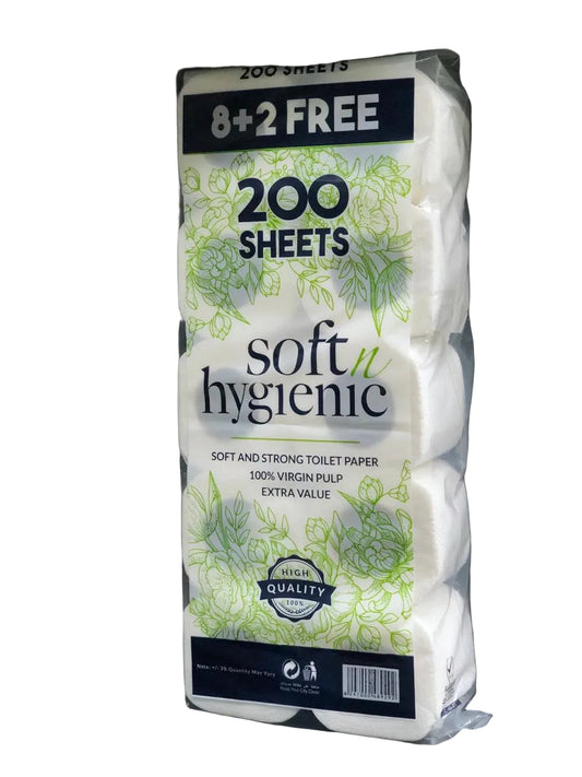 Toilet Tissue Roll (100 Rolls) 400 Sheets