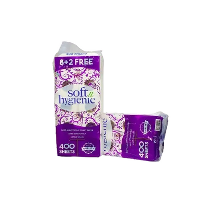 Toilet Tissue Roll (100 Rolls) 400 Sheets
